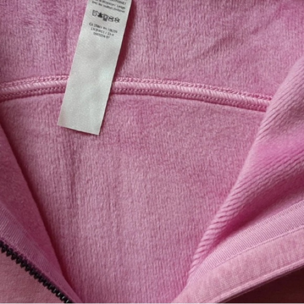 NWT Lululemon Scuba Oversized Half Zip Hoodie Plush Pink XL/XXL Rare - Picture 2 of 6